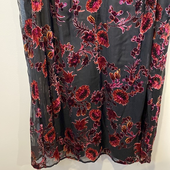 LUXOLOGY Women’s Sleeveless Floral Midi Dress Size 24 - Picture 2 of 11